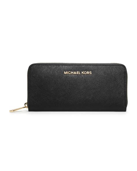 michael kors saffiano frame 38f7xfmz3l black za continental leather|Michael Kors saffiano wallet.